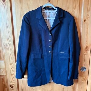 Vintage Kentucky Derby Womens M Long Blazer Suit Coat Horse Racing Buttons